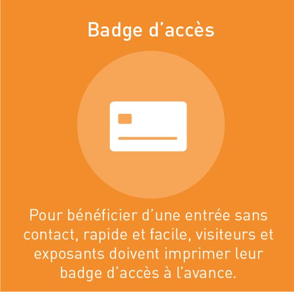 Badge d'accès